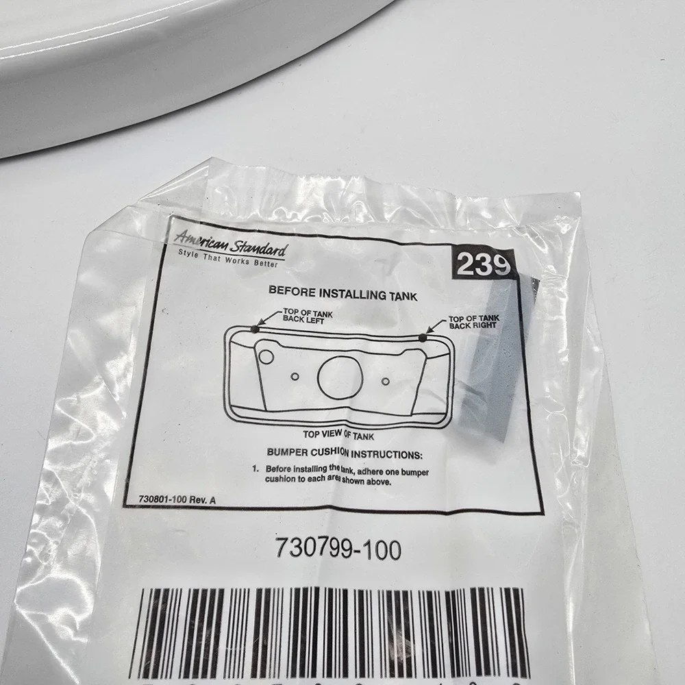 American Standard 735122-400.020 Cadet 3 Compact Toilet Tank Lid 10 in White
